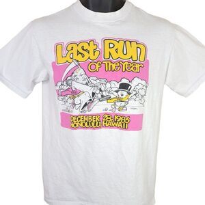 Vintage Last Run Of The Year T Shirt Mens Size Small 80s Honolulu Made In USA
